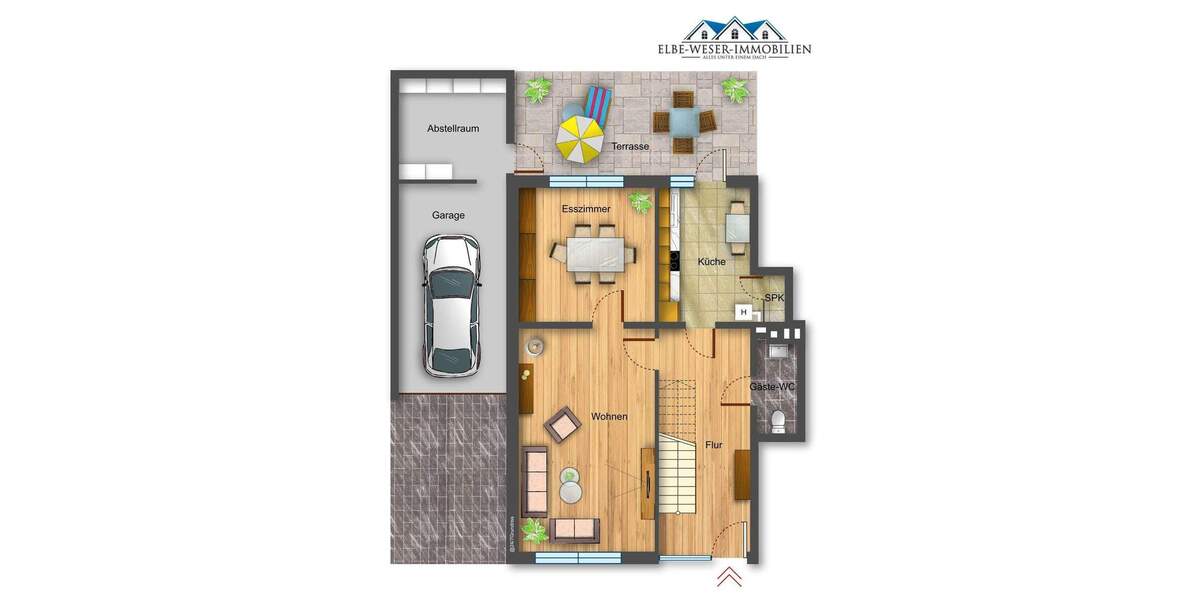 Doppelhaushälfte Ottersberg Fischerhude - 4 Zimmer, 97 m&sup2;, 269.000&euro; | Angebot:25772930