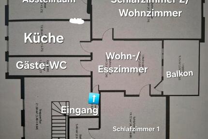 3-Zimmer Wohnung mit Balkon und EBK zimmer