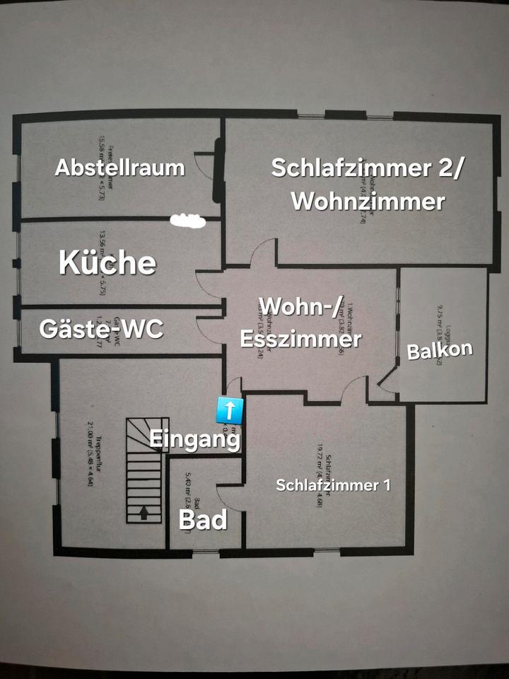 3-Zimmer Wohnung mit Balkon und EBK zimmer