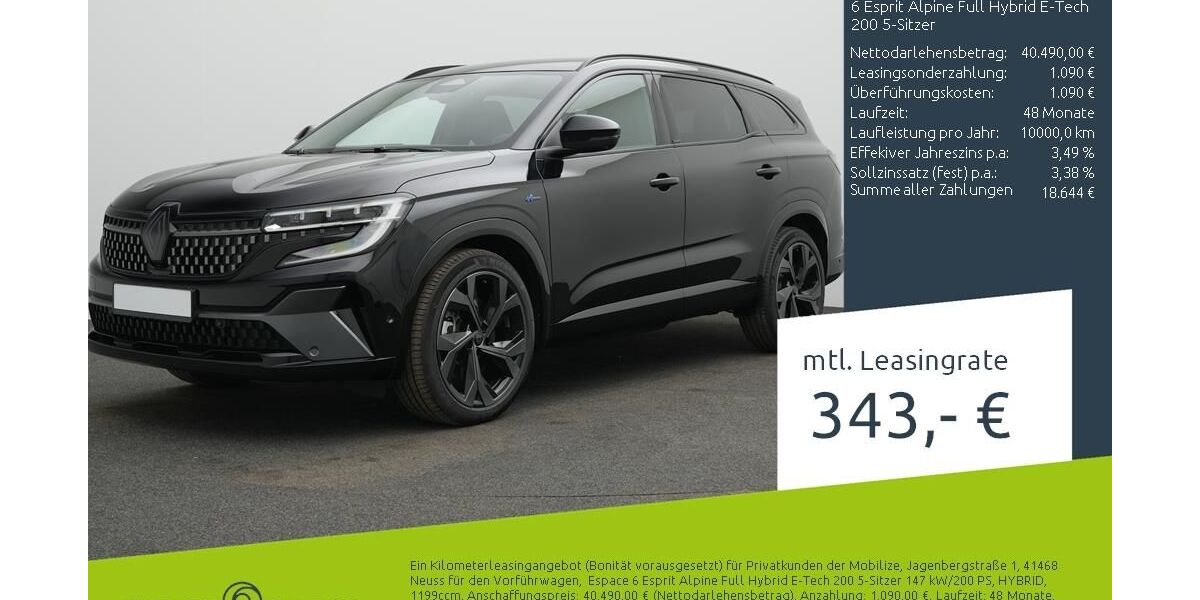 Renault Espace 13.440 km 37.270 &euro; Bremen 28207