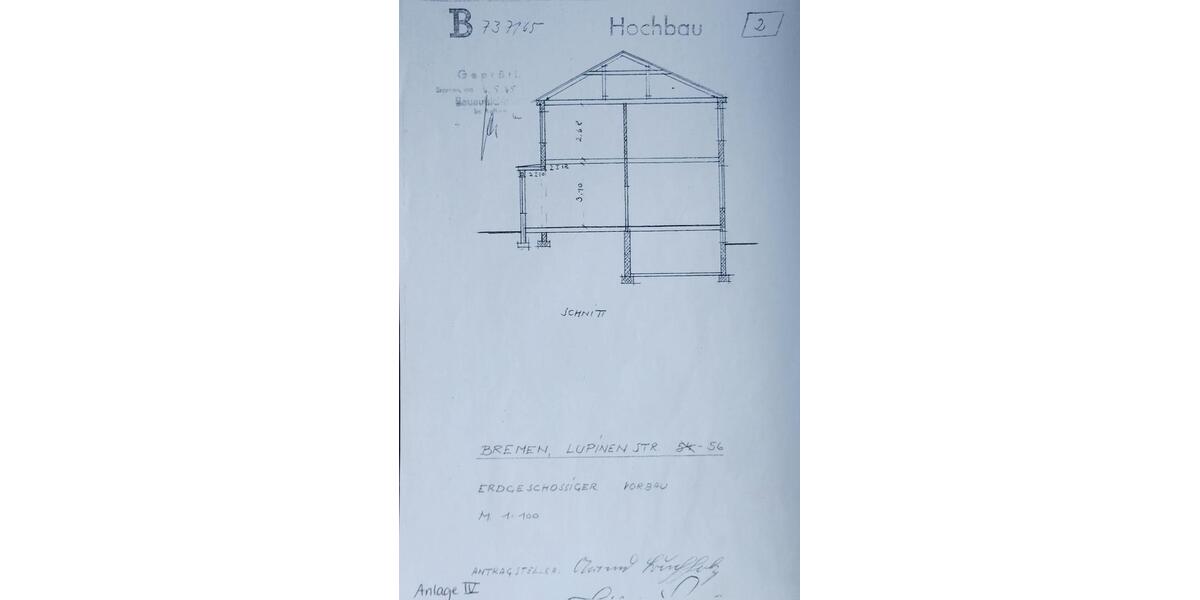 Reihenhaus Bremen Gröpelingen - 4 Zimmer, 90 m&sup2;, 170.000&euro; | Angebot:27221074