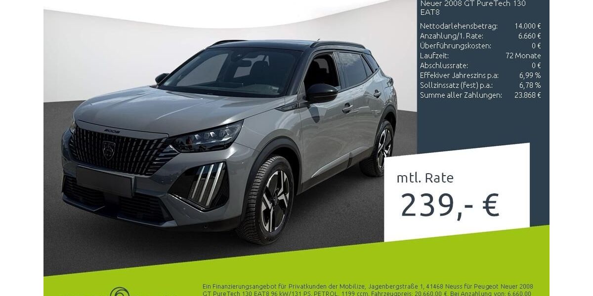 Peugeot 2008 14.004 km 21.290 &euro; Stuhr 28816