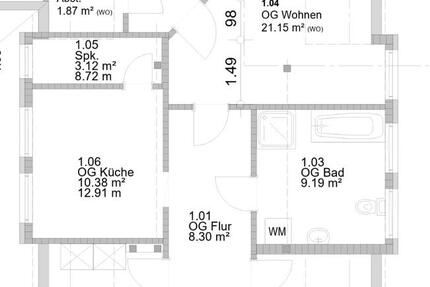 Gemütliche 3- Zimmer-Wohnung zimmer