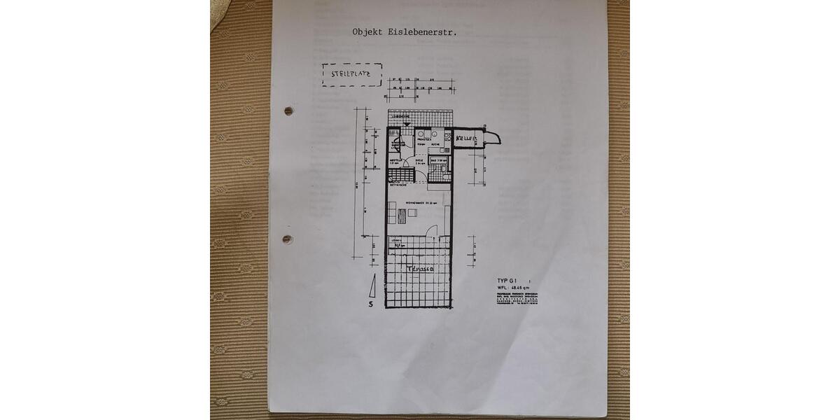 Erdgeschoßwohnung Bremen Hemelingen - 1 Zimmer, 48 m&sup2;, 140.000&euro; | Angebot:25843365