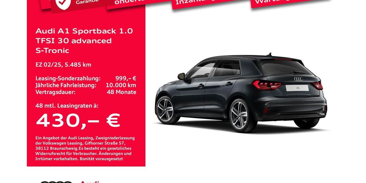 Audi A1 5.485 km 27.750 &euro; Bremen 28207