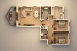 Terrassenwohnung Stuhr - 3 Zimmer, 87 m&sup2;, 285.000&euro; | Angebot:26706934