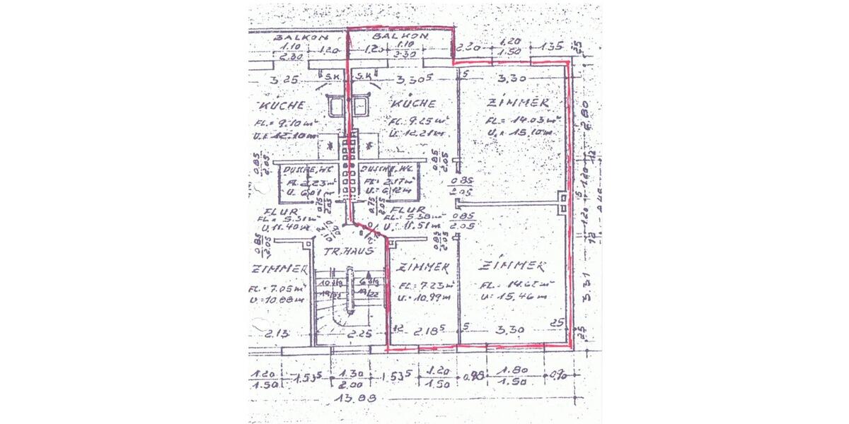 Etagenwohnung Bremen Burglesum - 3 Zimmer, 58 m&sup2;, 121.500&euro; | Angebot:27301006