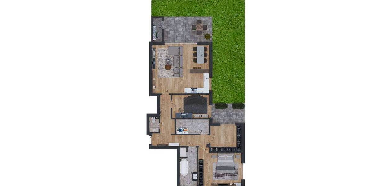 Etagenwohnung Achim Baden - 4 Zimmer, 135 m&sup2;, 639.000&euro; | Angebot:26128197