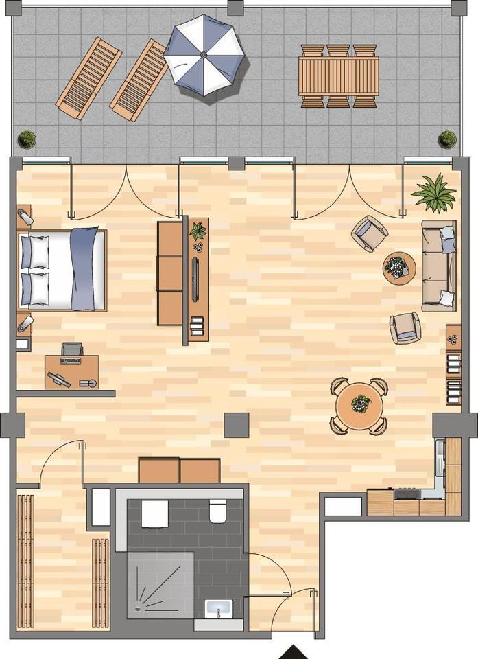 1-Zimmer-Wohnung in Bremen Woltmershausen 2 zimmer