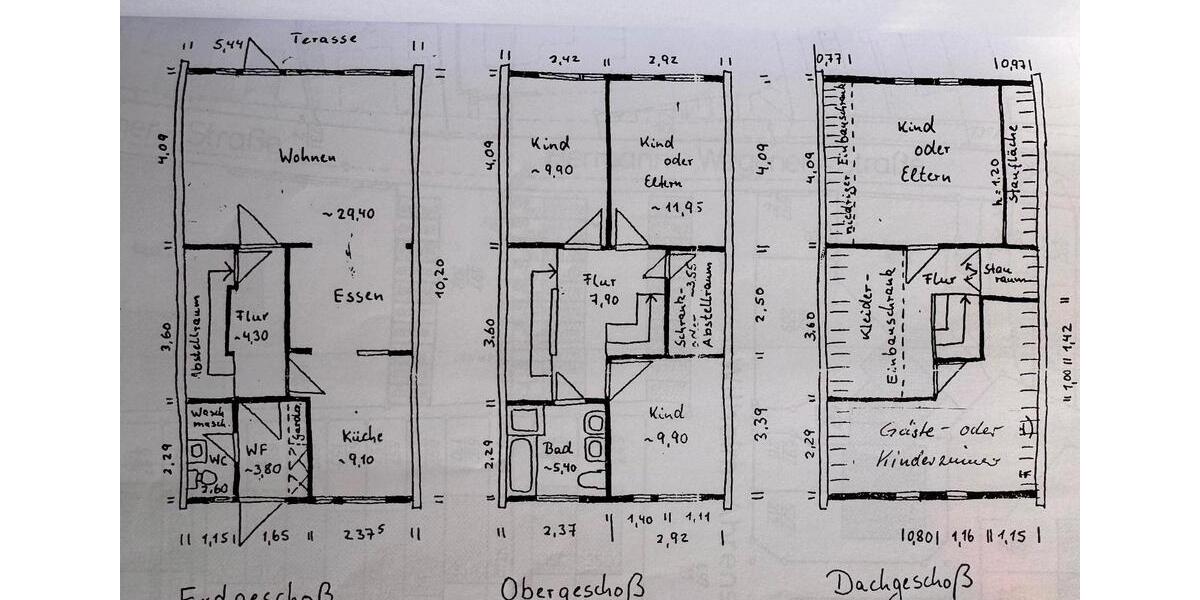 Reihenhaus Osterholz-Scharmbeck Scharmbeck - 5 Zimmer, 118 m&sup2;, 265.000&euro; | Angebot:26095266