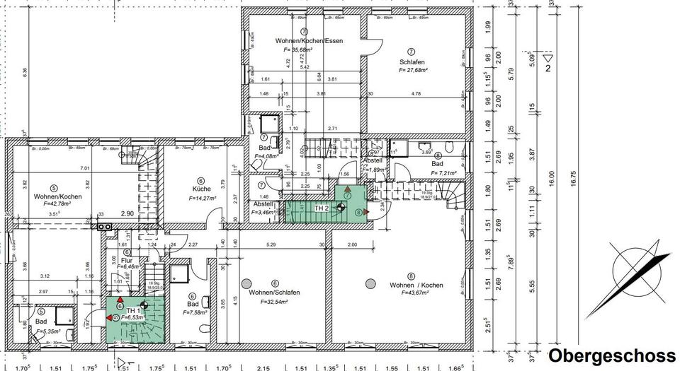Maisonettenwohnung Syke - 4 Zimmer, 134 m&sup2;, 1.250&euro; | Angebot:25547967