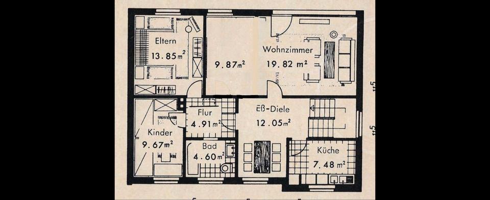 Reihenhaus Bremen Vegesack - 5 Zimmer, 120 m&sup2;, 295.000&euro; | Angebot:27143742