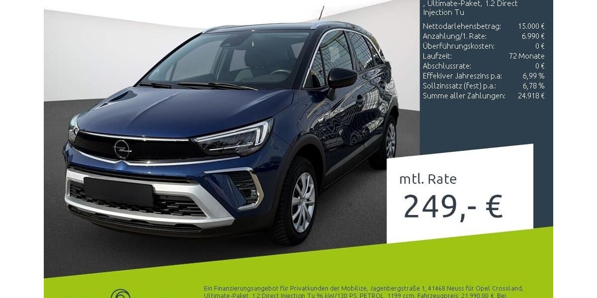 Opel Crossland (X) 25.403 km 21.990 &euro; Stuhr 28816