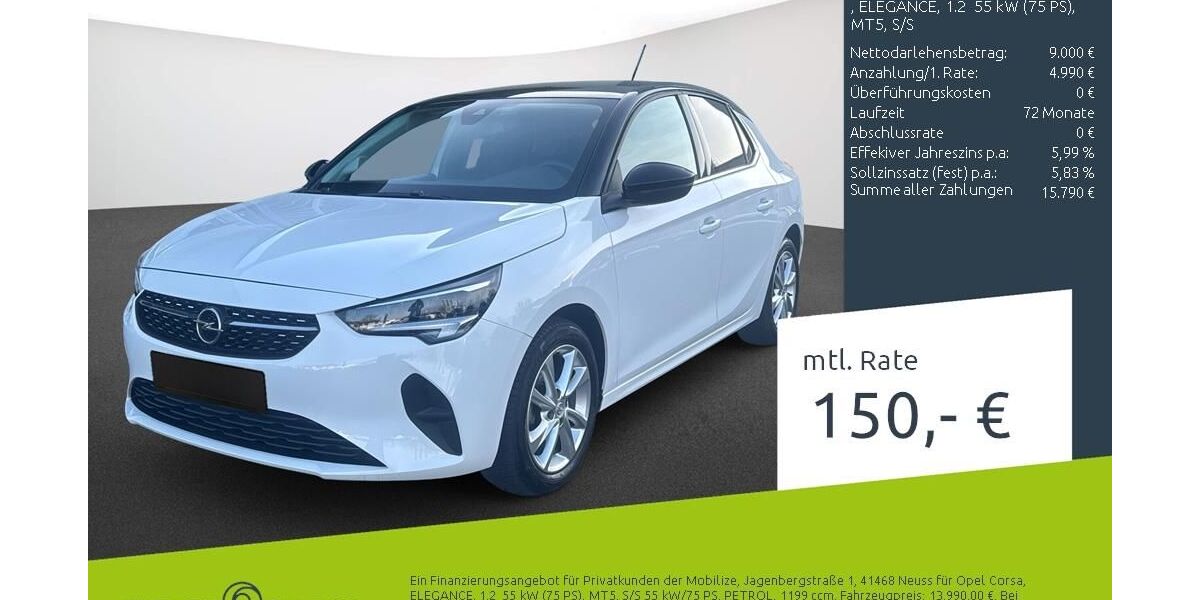 Opel Corsa 17.123 km 13.990 &euro; Stuhr 28816