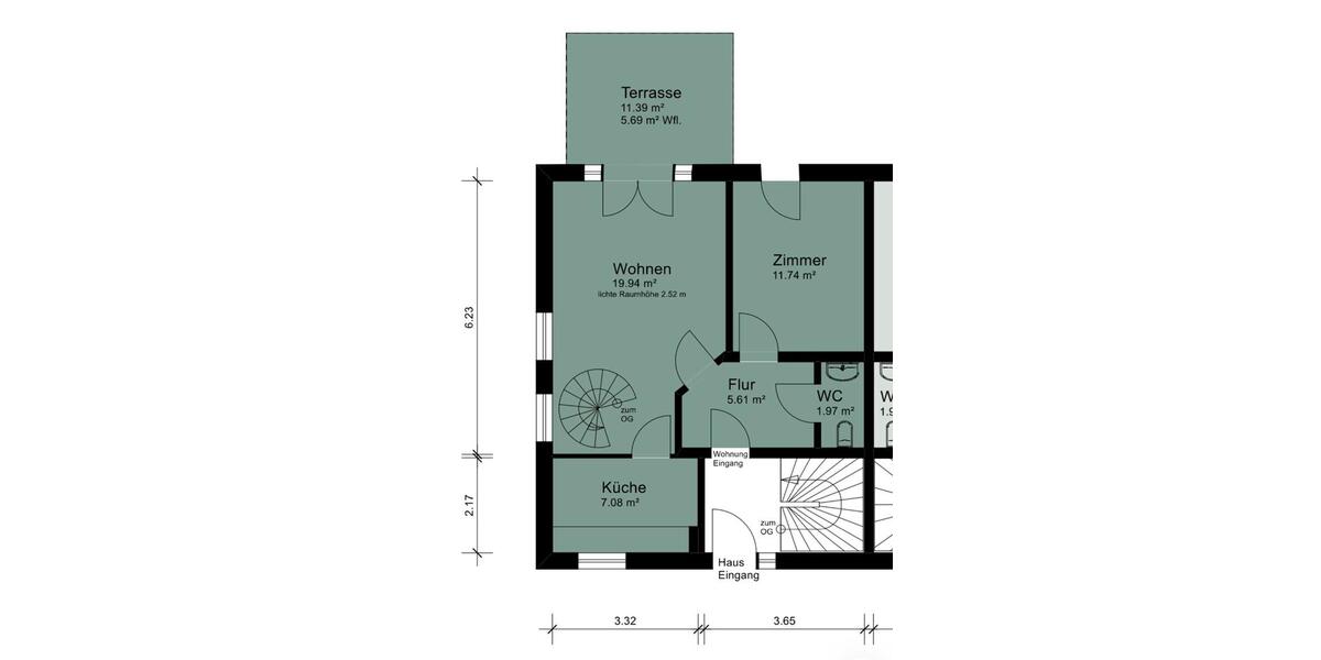 Maisonettenwohnung Bremen Hemelingen - 4 Zimmer, 96 m&sup2;, 1.250&euro; | Angebot:24787246