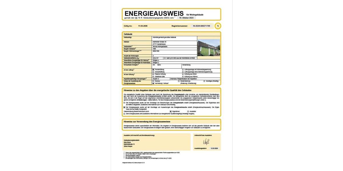 Gewerbeobjekt Ganderkesee Hoyerswege - 429.000&euro; | Angebot:25661944