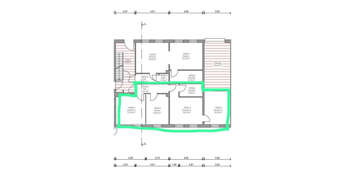 Etagenwohnung Weyhe - 3 Zimmer, 60 m&sup2;, 750&euro; | Angebot:26639803