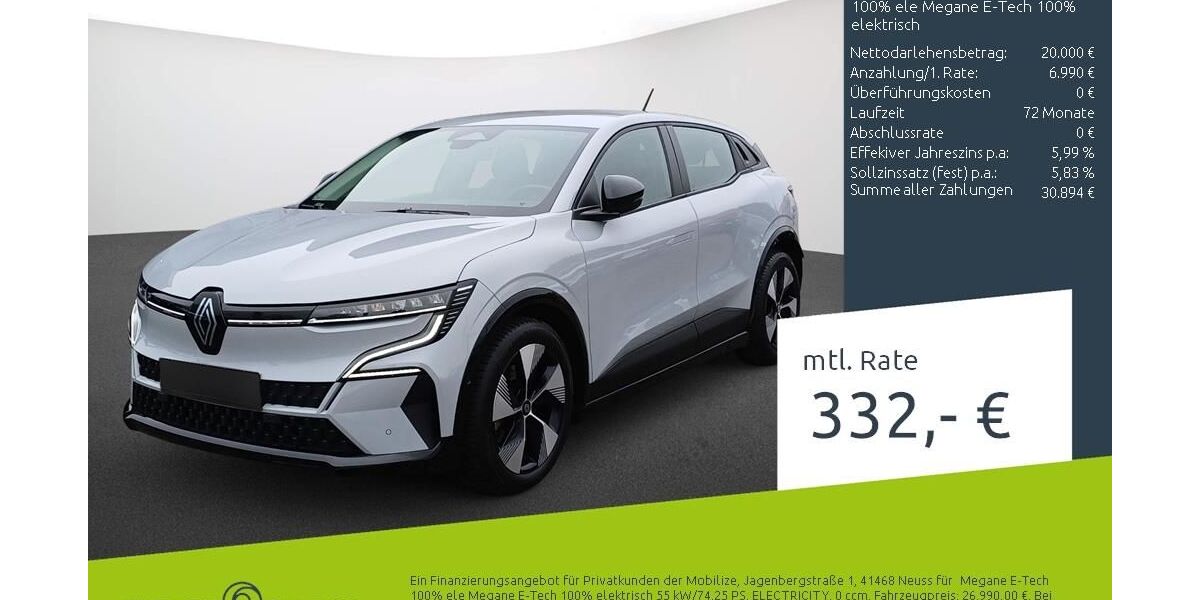 Renault Megane 38.861 km 26.990 &euro; Stuhr 28816