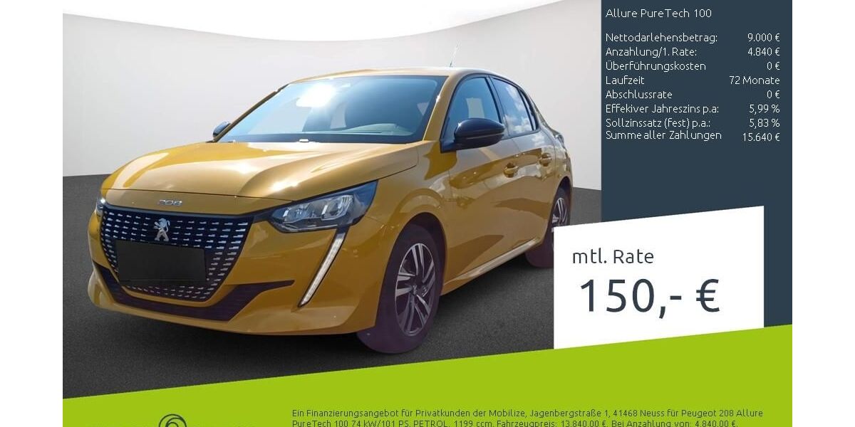 Peugeot 208 17.004 km 13.848 &euro; Stuhr 28816