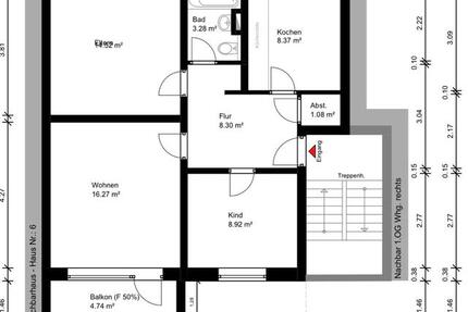 Wohnung Bremen Huchting - 3 Zimmer, 67 m&sup2;, 141.000&euro; | Angebot:24836579