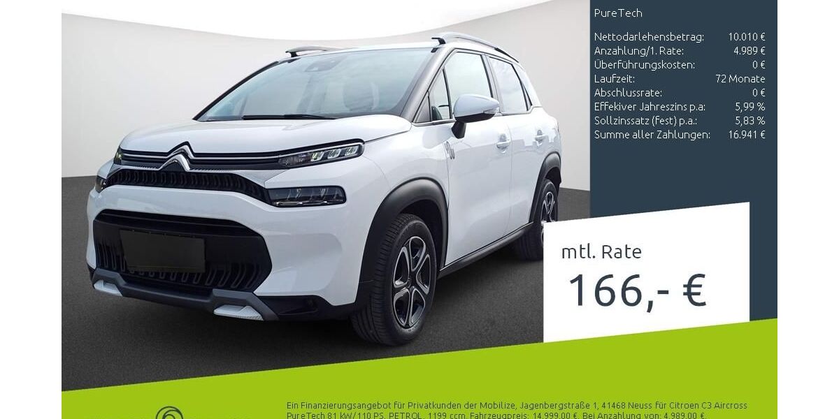 Citroen C3 Aircross 7.943 km 14.460 &euro; Stuhr 28816