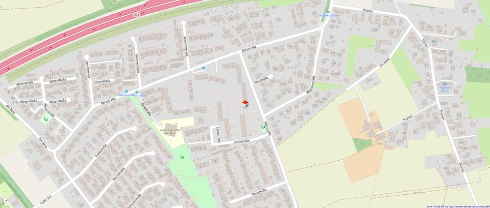 Dachgeschoßwohnung Oyten - 3 Zimmer, 70 m&sup2;, 640&euro; | Angebot:26022670