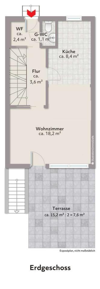 ANFRAGESTOPP! MIETEN MIT KAUFOPTION: Saniertes Reihenendhaus mit großem Garten | Ritterhude zimmer