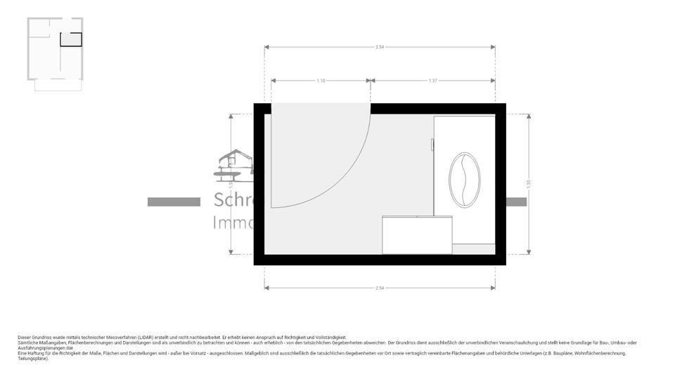 Etagenwohnung Worpswede - 2 Zimmer, 50 m&sup2;, 600&euro; | Angebot:25882037