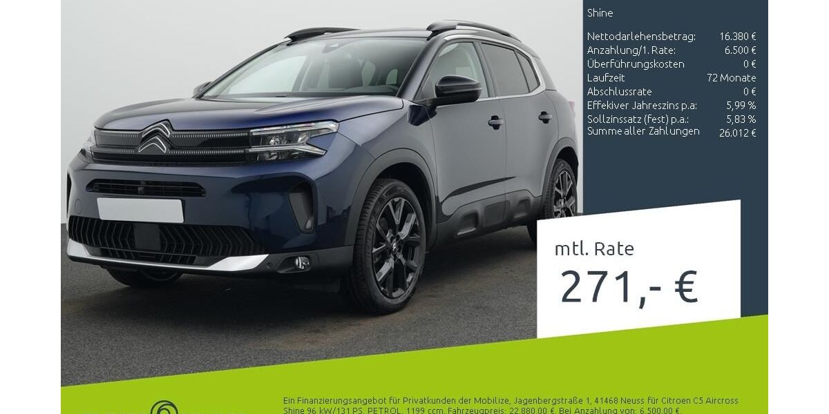 Citroen C5 Aircross 10.992 km 22.880 &euro; Stuhr 28816