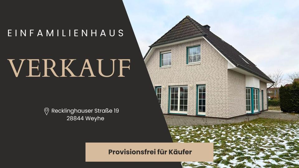 Einfamilienhaus Weyhe - 5 Zimmer, 140 m&sup2;, 489.000&euro; | Angebot:25265728