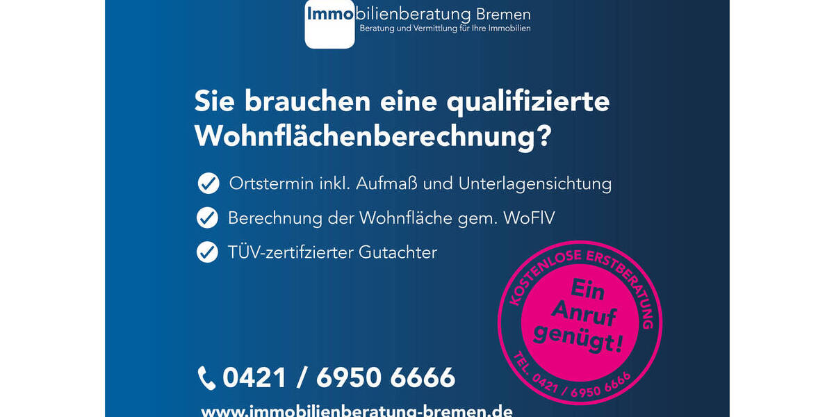 Etagenwohnung Bremen Woltmershausen - 4 Zimmer, 67 m&sup2;, 155.000&euro; | Angebot:26796699