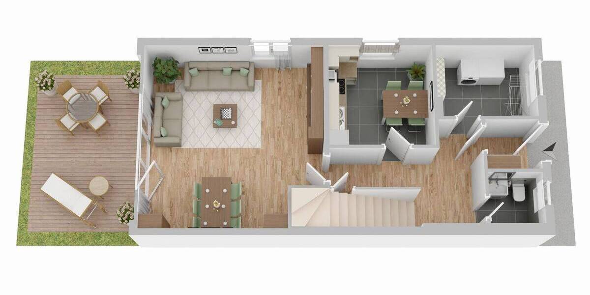 Mehrfamilienhaus, Wohnhaus Oyten Sagehorn - 3 Zimmer, 110 m&sup2;, 289.000&euro; | Angebot:26778521