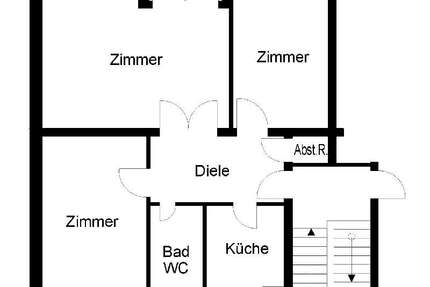Wohnung Bremen Osterholz - 3 Zimmer, 68 m&sup2;, 500&euro; | Angebot:27166599