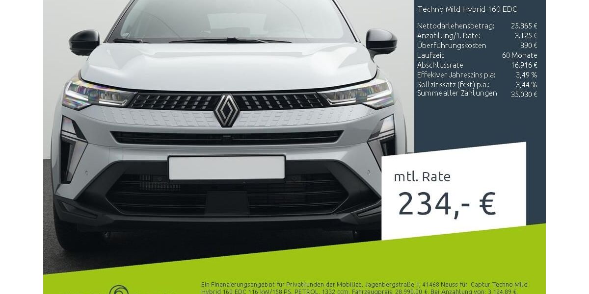 Renault Captur 3.423 km 25.795 &euro; Bremen 28207