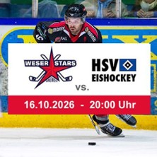 Weserstars Bremen - Hamburger SV 16.10.2026 Eissporthalle Paradice