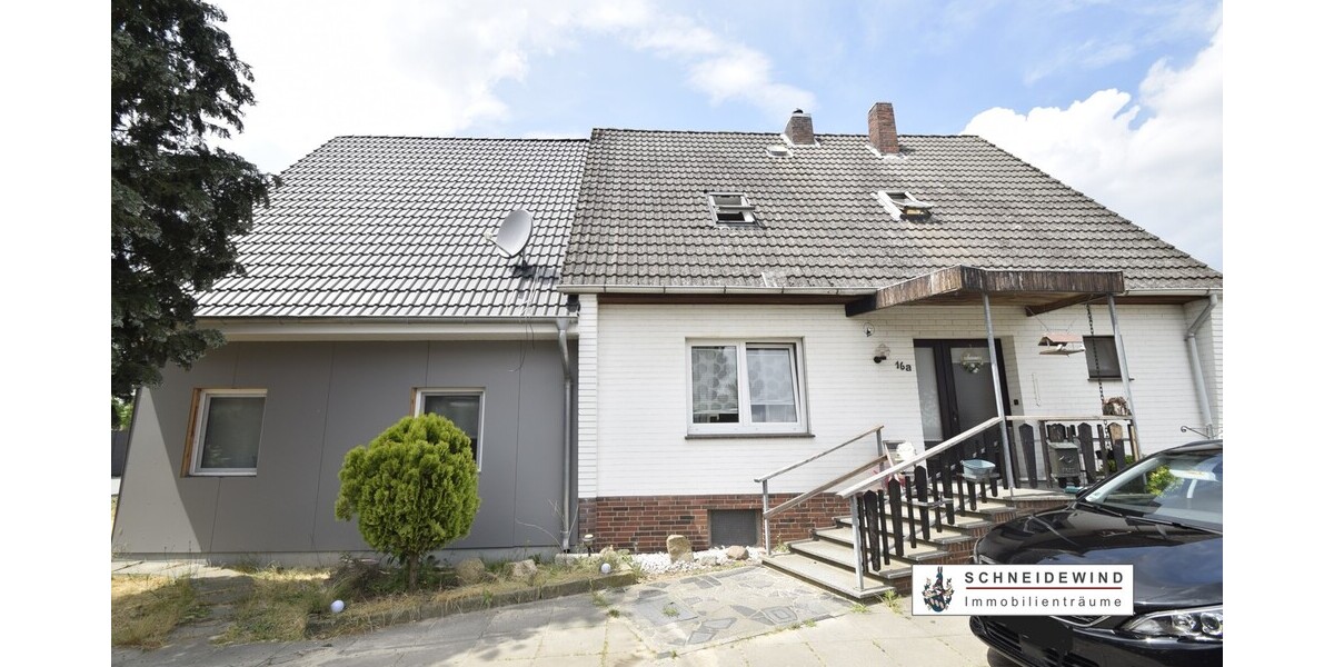 Neubau aus 2020 mit Einliegerwohnung für 1 Person am Altbestand Garage, Garten, Einbauküche u.v.m. - Einfamilienhaus Stuhr | Angebot:24212736