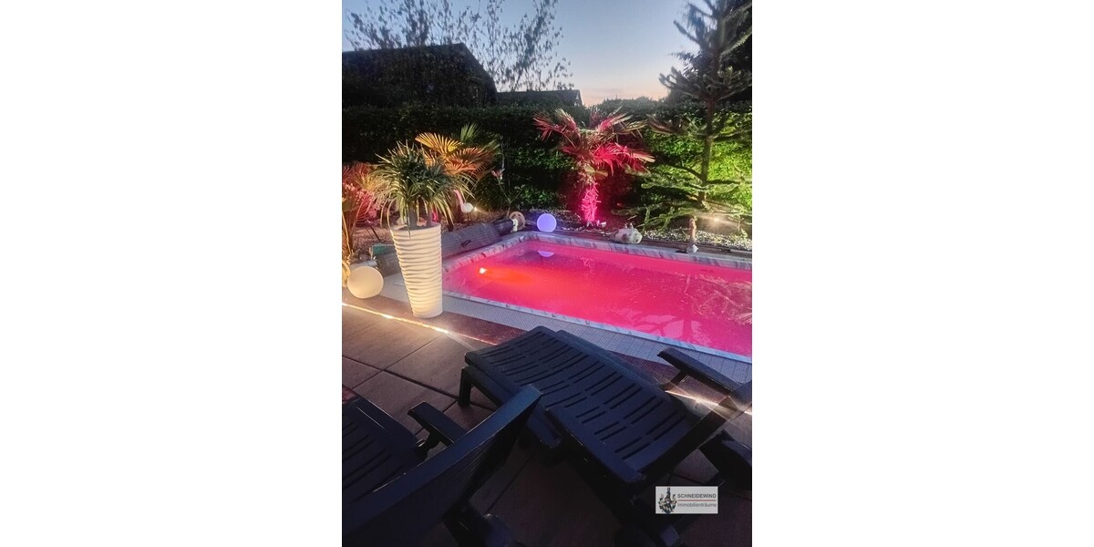 Modernes Einfamilienhaus mit Wellnessgarten, Pool, Whirlpool & PV-Anlage in bester Wohnlage von Syke - Einfamilienhaus Syke Syke | Angebot:26974881