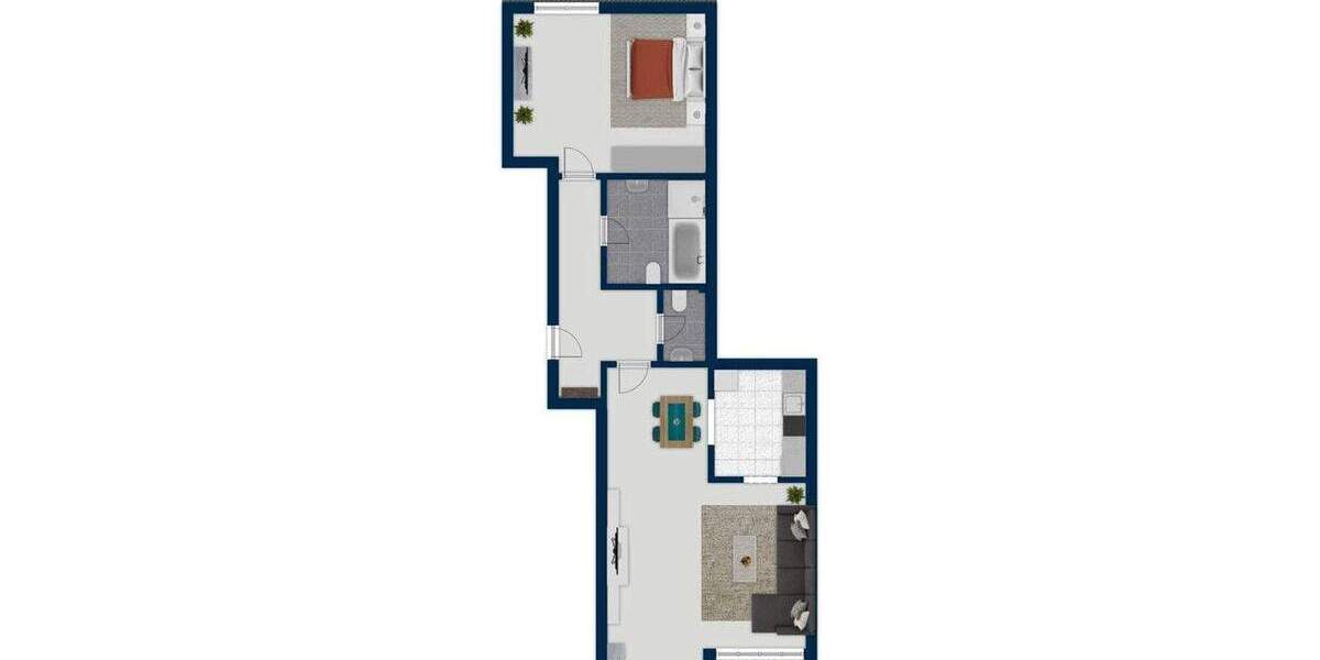 Etagenwohnung Delmenhorst Brendel/Adelheide - 2 Zimmer, 68 m&sup2;, 145.000&euro; | Angebot:25684897