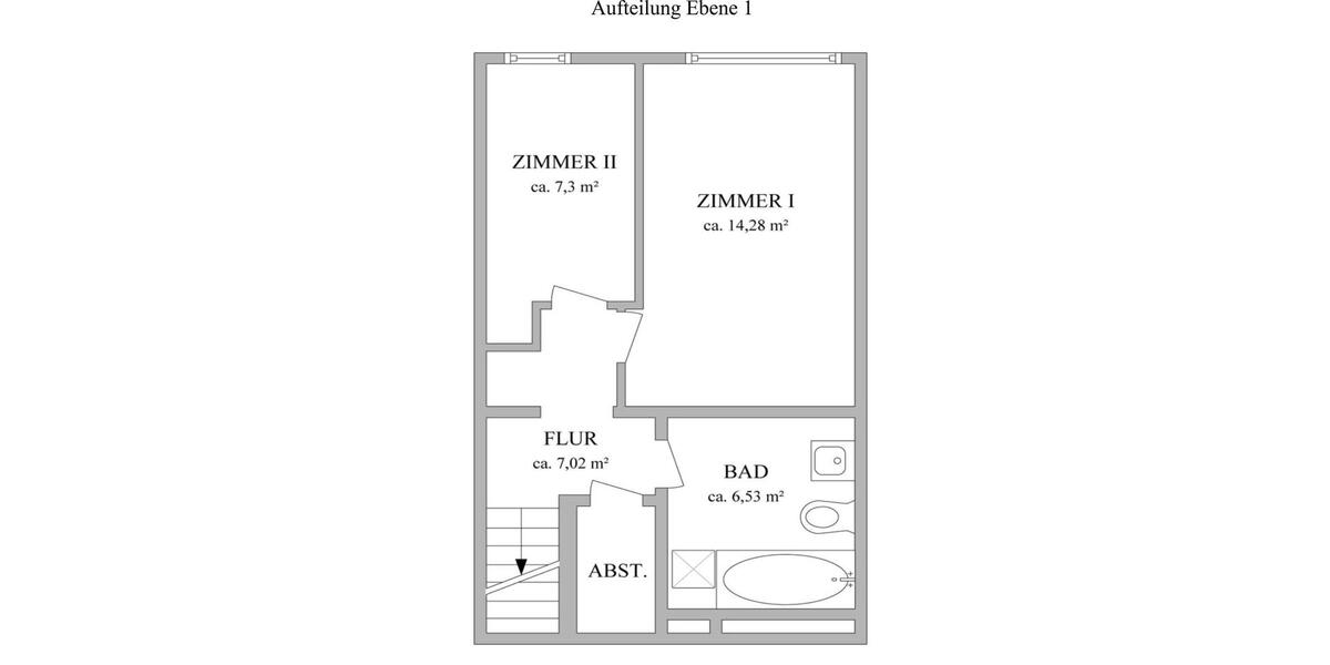 Maisonettenwohnung Bremen Oberneuland - 3 Zimmer, 94 m&sup2;, 272.000&euro; | Angebot:26941978