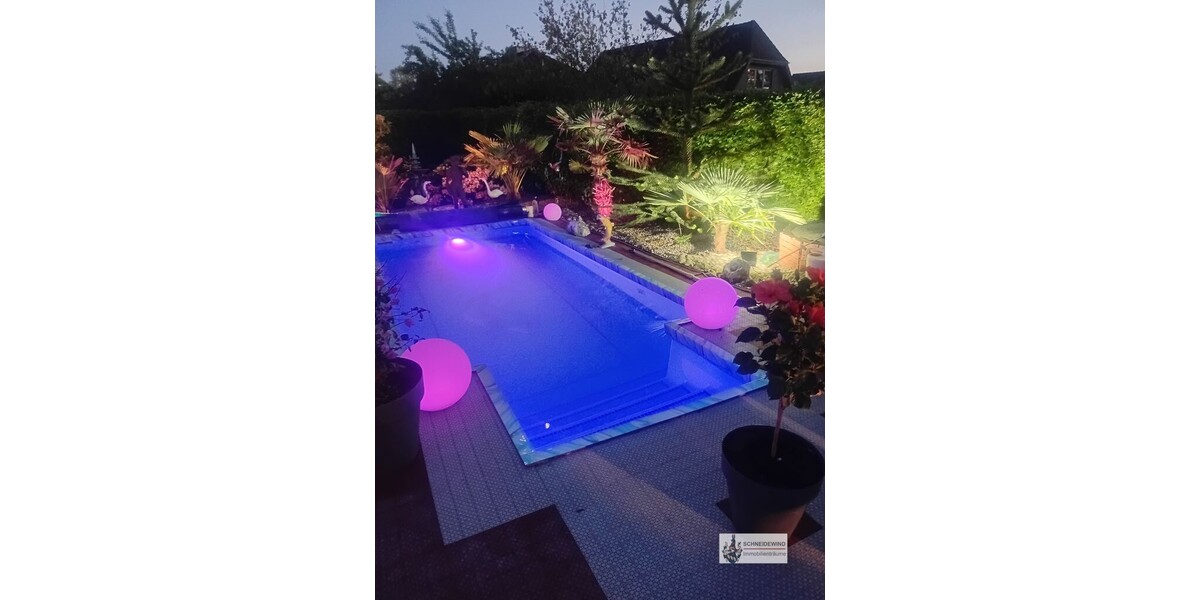 Modernes Einfamilienhaus mit Wellnessgarten, Pool, Whirlpool & PV-Anlage in bester Wohnlage von Syke - Einfamilienhaus Syke Syke | Angebot:26974881