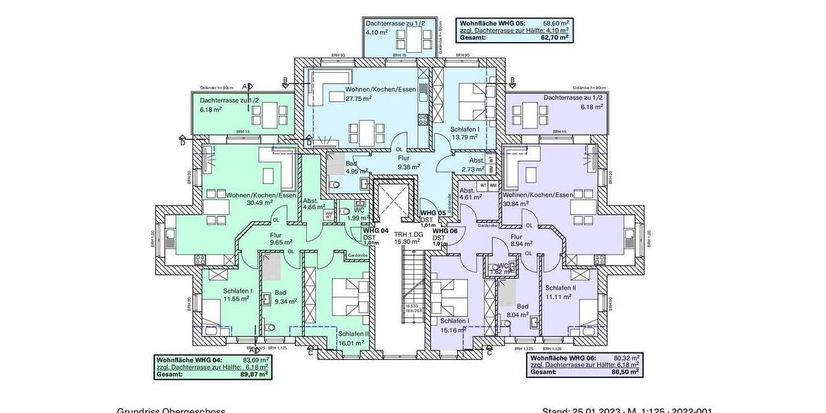 Etagenwohnung Stuhr Brinkum - 3 Zimmer, 95 m&sup2;, 364.000&euro; | Angebot:23955518