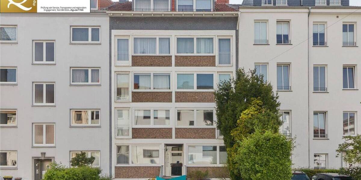Etagenwohnung Bremen Bahnhofsvorstadt - 2 Zimmer, 57 m&sup2;, 172.000&euro; | Angebot:26501881