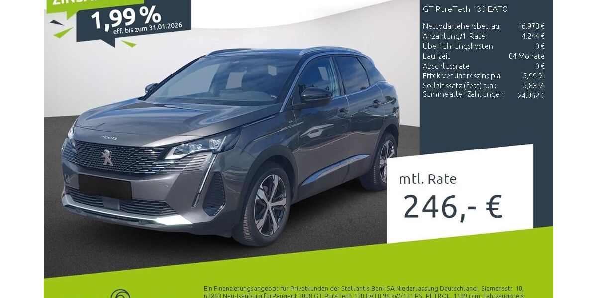 Peugeot 3008 32.447 km 21.135 &euro; Stuhr 28816