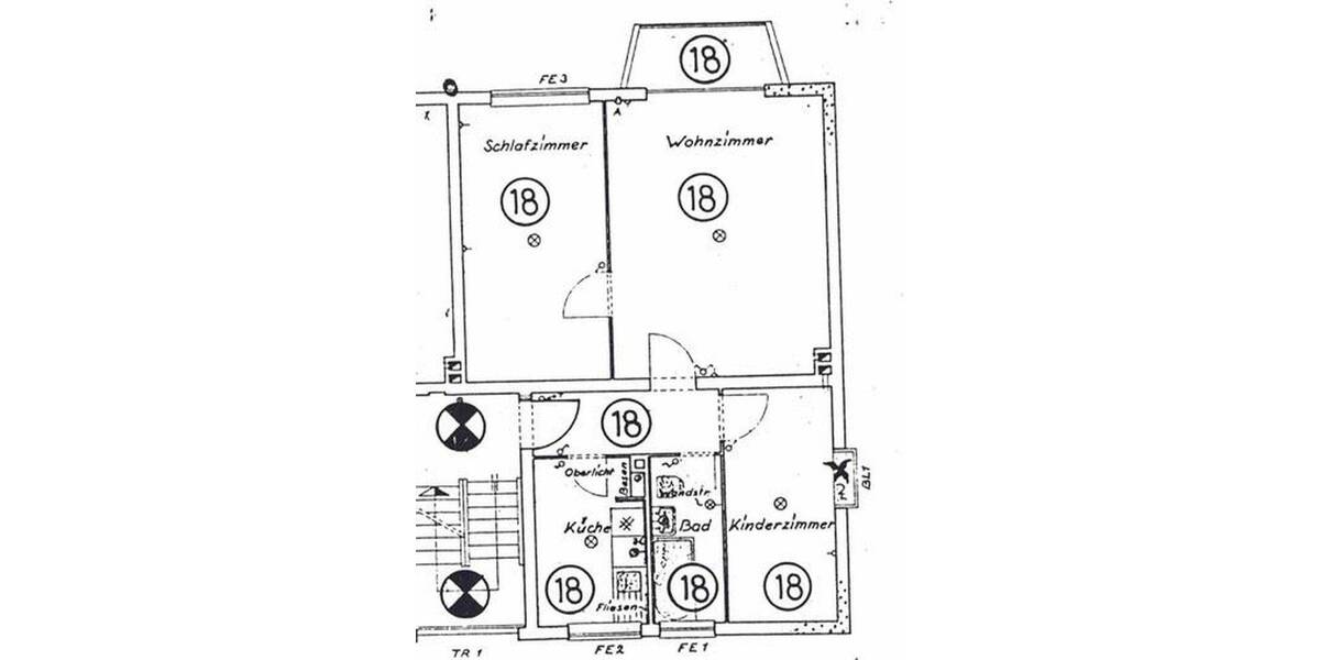 Etagenwohnung Bremen Kirchhuchting - 3 Zimmer, 63 m&sup2;, 860&euro; | Angebot:26804275