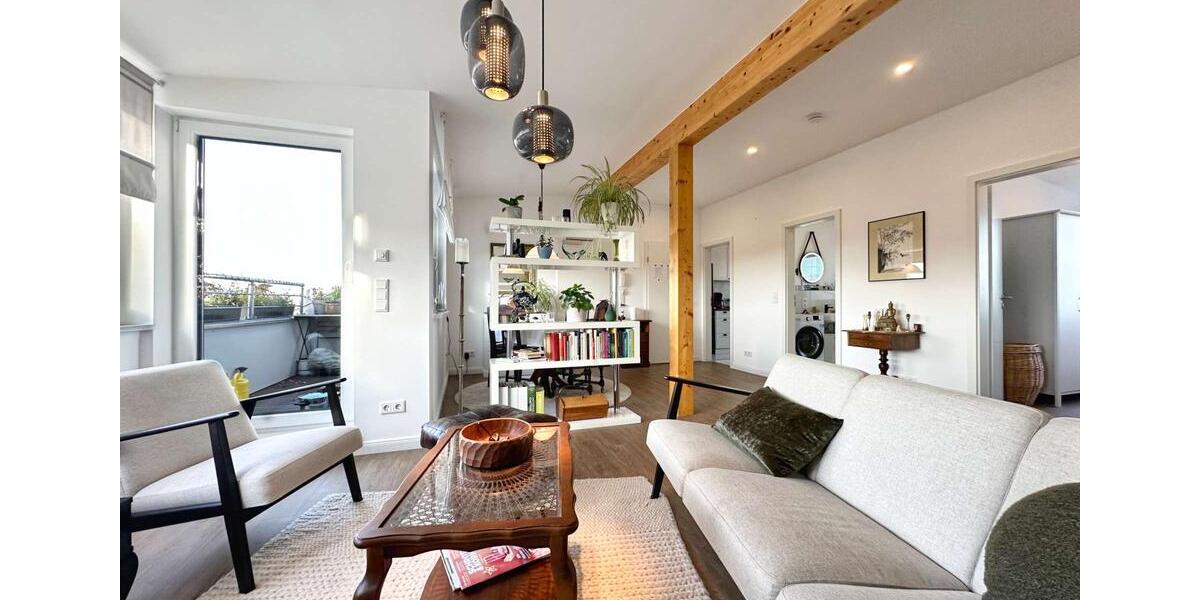 Sanierte 2-Zimmer-Neubauwohnung mit Südwest-Balkon und moderner Einbauküche 2 zimmer