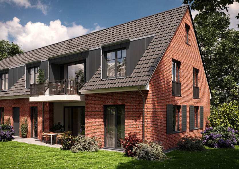 Perfekte Zwei-Zimmer-Neubauwohnung mit Galerie im Herzen von Worpswede 2 zimmer