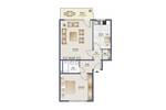 Etagenwohnung Bremen Sodenmatt - 2 Zimmer, 53 m&sup2;, 118.000&euro; | Angebot:26644467