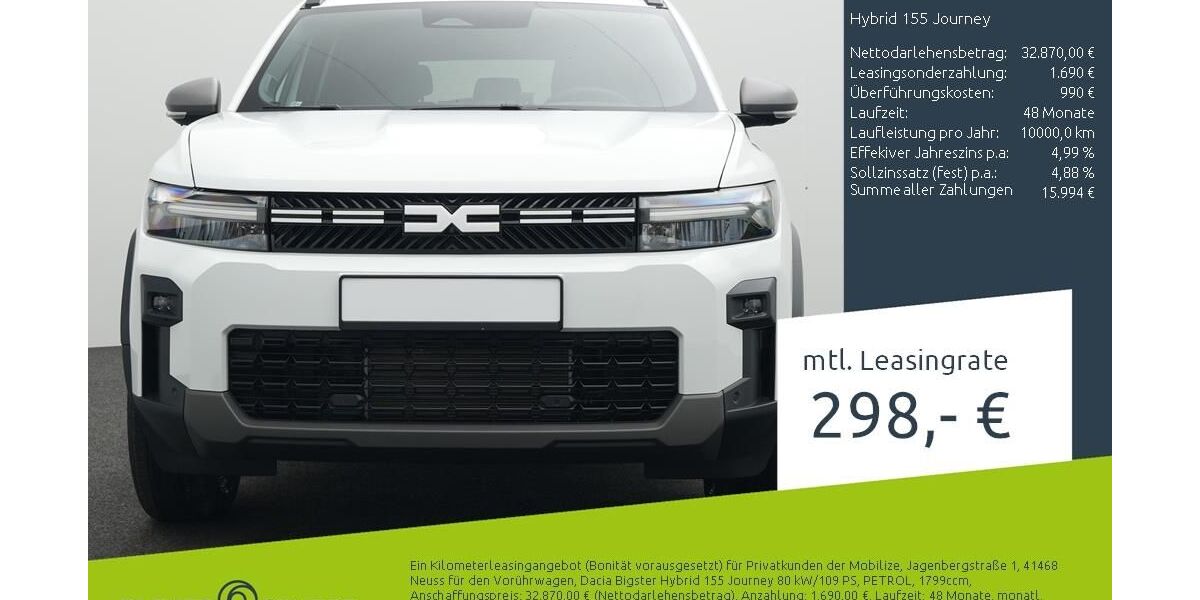 Dacia Bigster 2.500 km 33.190 &euro; Stuhr 28816