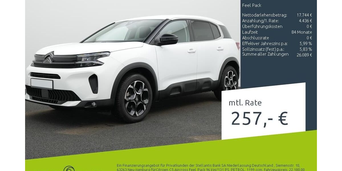 Citroen C5 Aircross 2.665 km 22.180 &euro; Stuhr 28816