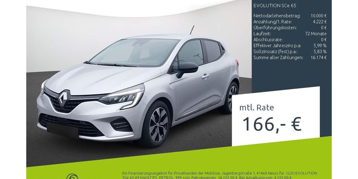 Renault Clio 27.606 km 13.689 &euro; Stuhr 28816
